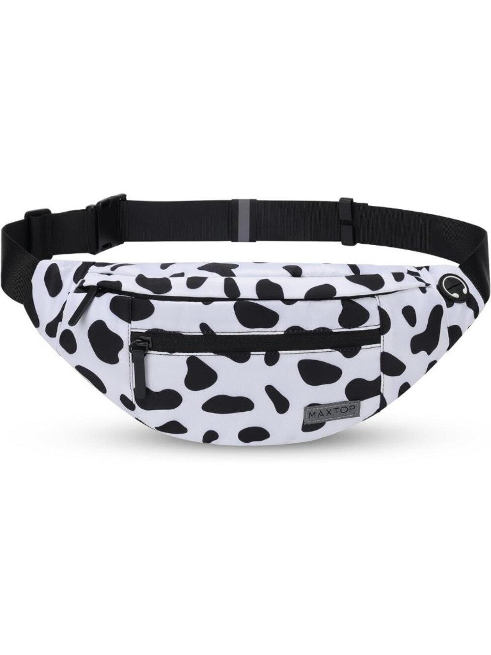 Large Crossbody Fanny Pack with 4 Zipper Pockets - Perfect for Travel, Sports